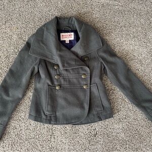 Never Worn Mossimo Supply Co. Charcoal Double-Breasted Jacket